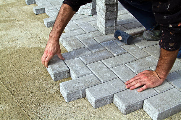 Permeable Paver Driveway in Galveston, IN